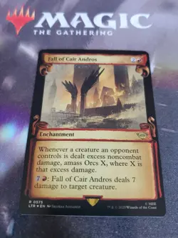 Mtg. Fall of Cair Andros. Foil Showcase Scrolls. The Lord of the Rings. Nm - Image 1
