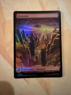 FOIL Mountain (L0290) FULL ART Avatar The Last Airbender MTG - Image 1