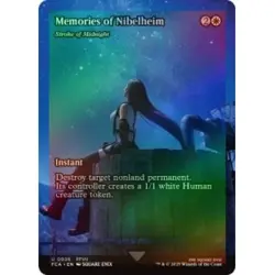 FOIL MEMORIES OF NIBELHEIM (STROKE OF MIDNIGHT) (SHOWCASE) X4 Final Fantasy: Thr - Image 1