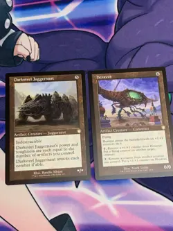 C1854 MAGIC GATHERING MTG BROTHERS WAR DARKSTEEL JUGGERNAUT HEXAVUS NM RETRO - Image 1