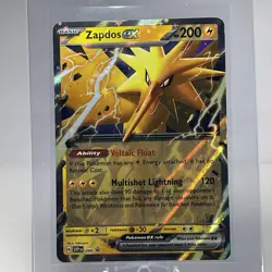 Zapdos ex Scarlet Violet 49 Black Star Promo 2023 2023 Pokemon 151 Promotion - Image 1