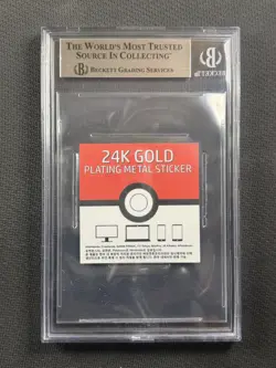 Pokemon Cards BGS 9 Mint 24K Gold Plating Vaporeon Korean Popping Candy 2023 - Image 2