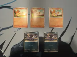 Pokemon Lot - 33 Charmander 020/217/Ghastly 123/217 Cosmos Holo Ascended Heroes - Image 3