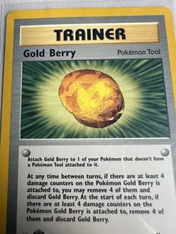 Gold Berry 1st Edition Uncommon Neo Genesis 93/111 WOTC Vintage Pokemon - Image 2
