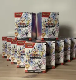 Pokemon TCG Prismatic Evolutions Booster Bundle x3 | Factory Sealed (18 packs) ✅ - Image 1