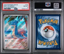 Pokemon TCG Misty's Lapras Destined Rivals 194/182 NM Condition PSA 8 - Image 3