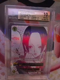 2026 ONE PIECE THE AZURE SEA'S SEVEN ALT ART R YOU'LL FRIGHTEN ME... BGS 10 - Image 1