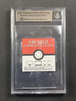Pokemon Cards BGS 9 Mint 24K Gold Plating Flareon Korean Popping Candy 2023 - Image 2