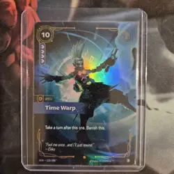 FOIL Riftbound Time Wrap 122/298 Ekko Card English Ver League of legends - Image 1