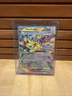 Pokemon TCG Pikachu EX Surging Sparks Ultra Rare Card 057/191 Scarlet & Violet - Image 1