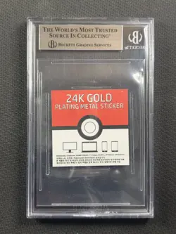 Pokemon Cards BGS 9 Mint 24K Gold Plating Flareon Korean Popping Candy 2023 - Image 2