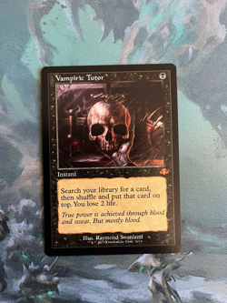 Vampiric Tutor Retro - DMR - Magic The Gathering - Image 1