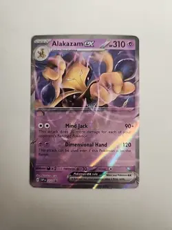 Pokemon TCG Alakazam ex SVP Black Star Promos SVP050 Regular Promo - Image 1