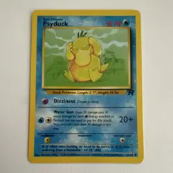 Pokemon Psyduck Team Rocket 65/82 & Dark Golduck 37/82 Cards 2000 2 card Lot - Image 2