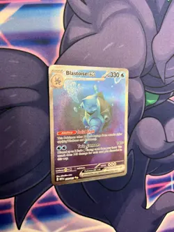 Pokemon Blastoise ex 200/165 Sv: Scarlet & Violet 151 Holo Rare 330 HP Card Zard - Image 2