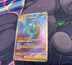 Pokemon Blastoise ex 200/165 Sv: Scarlet & Violet 151 Holo Rare 330 HP Card Zard - Image 3