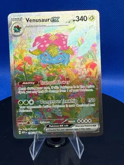 Venusaur EX 198/165 NM Pokemon Card TCG Scarlet & Violet 151 - Image 1