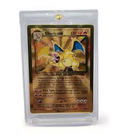 Pikachu NM 58/102 & Charizard LP 004/102 (Celebrations Metal Card) - PTCG - Image 1