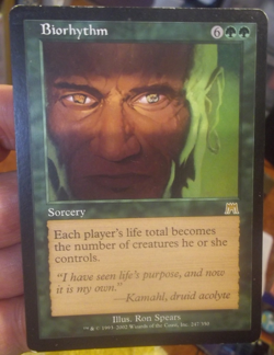 Biorhythm, MTG, Onslaught - Image 1