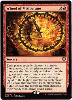 MTG Commander Legends Wheel of Misfortune (Rare) - Image 1