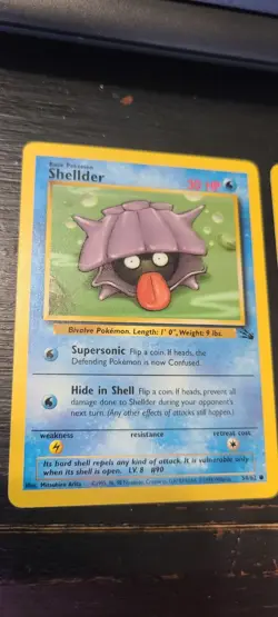 Lot Of 3 KRABBY SHELLDER PSYDUCK - Fossil Set- 51 53 54/62- Pokemon - Image 4