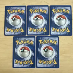 Lot of 5 Vintage 2000 Pokemon Team Rocket - Psyduck 65/82 - Image 2
