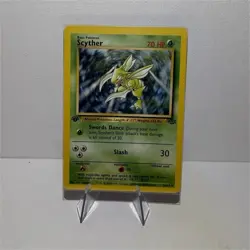 Pokemon Scyther Jungle 1st Edition Rare 26/64 Regular - English 1999 WOTC - Image 1