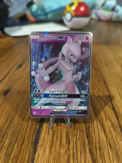 Pokemon TCG Mewtwo GX Hidden Fates 31/68 Holo Ultra Rare - Image 1