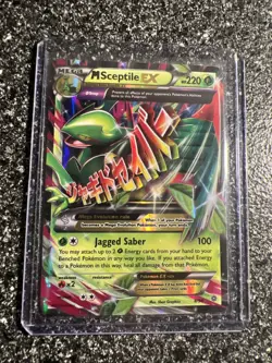 Pokemon Mega M Sceptile EX 8/98 XY - Ancient Origins Holo - Image 1