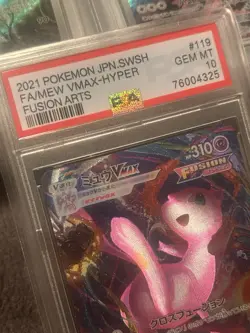 Custom 2021 POKEMON JPN.SWSH FA/Mew Vmax-Hyper Fusion Arts PSA Gem 10 119/100HR - Image 4