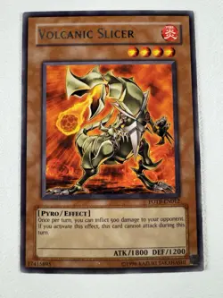 Yugioh - Volcanic Slicer - FOTB-EN012 Rare Unlimited LP - Image 1