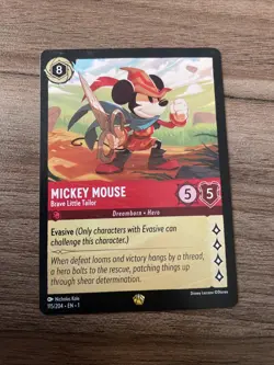Mickey Mouse - Brave Little Tailor - LEGENDARY Non-Foil 115/204 - Disney Lorcana - Image 1
