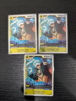 One Piece PRB02 Trafalgar Law ENG Playset P-088 Reprint 3 Card Set Best Vol.2 - Image 1