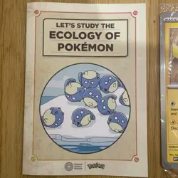 Pokemon x Natural History Museum Promo Card Pikachu At The Museum + Ecology Book - Image 2