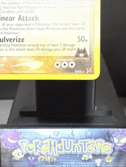 Pokemon Card Team Magma's Groudon 9/95 Team EX Magma VS Team Aqua Holo Rare LP - Image 4