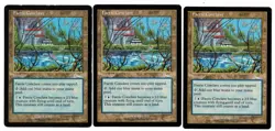Faerie Conclave - Urza's Legacy 1999 MTG Blue Land Uncommon LP X 3 - Image 1