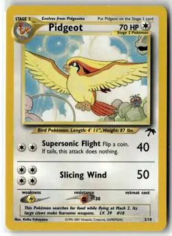 Pidgeot ⭐ 2/18 Southern Islands 2001 Pokemon NM - Image 1