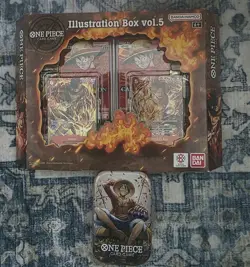 One Piece Illustration Box Vol 5 & OP Mini Tin Vol 2 Bundle SEALED - Image 1