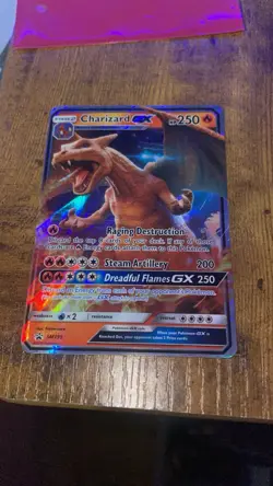 Charizard GX - HP250 - SM Black Star Promo - Pokemon Card - HP/DMG - Image 1