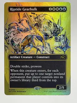 Riptide Gearhulk (Borderless) (First-Place Foil) -Foil NM MTG Aetherdrift - Image 1