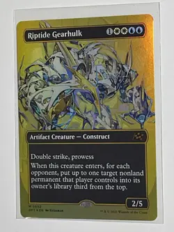 Riptide Gearhulk (Borderless) (First-Place Foil) -Foil NM MTG Aetherdrift - Image 3