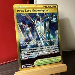 Pokemon TCG Area Zero Underdepths 174/142 Sv07: Holo Hyper Rare + bonus card - Image 2