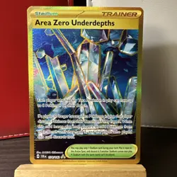Pokemon TCG Area Zero Underdepths 174/142 Sv07: Holo Hyper Rare + bonus card - Image 3