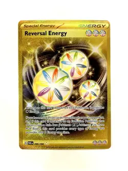 Reversal Energy 266/182 Paradox Rift Gold Hyper Rare Pokemon TCG Card NM - Image 1