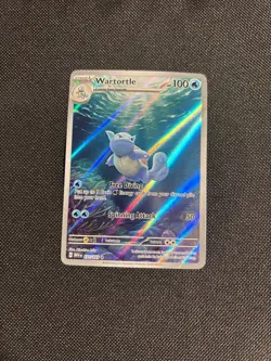 Pokemon SV Scarlet and Violet Wartortle 151 Holo Card 171/165 - Image 1