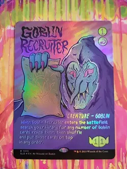 MTG: Goblin Recruiter - Secret Lair - Rainbow Foil - Near Mint - Image 1