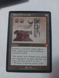 Altar of Dementia The Brothers' War: Retro Frame Artifacts Mythic Rare - Image 2