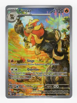 Pokemon TCG Pyroar 200/193 S&V Paldea Evolved Illustration Rare NM - Image 1