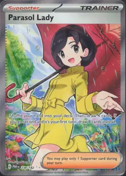 Pokemon TCG - Parasol Lady - 238/182 - SV04: Paradox Rift (PAR) (1) - Image 1