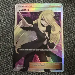 Pokemon TCG Cynthia Trainer 148/156 Sun & Moon Ultra Prism - Image 1